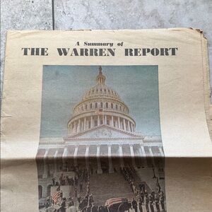 Warren Report Summary John F Kennedy assassination. Miami News 1964. 16 pages